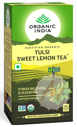 Tulsi Sweet Lemon Tea, 25 Tea Bags 